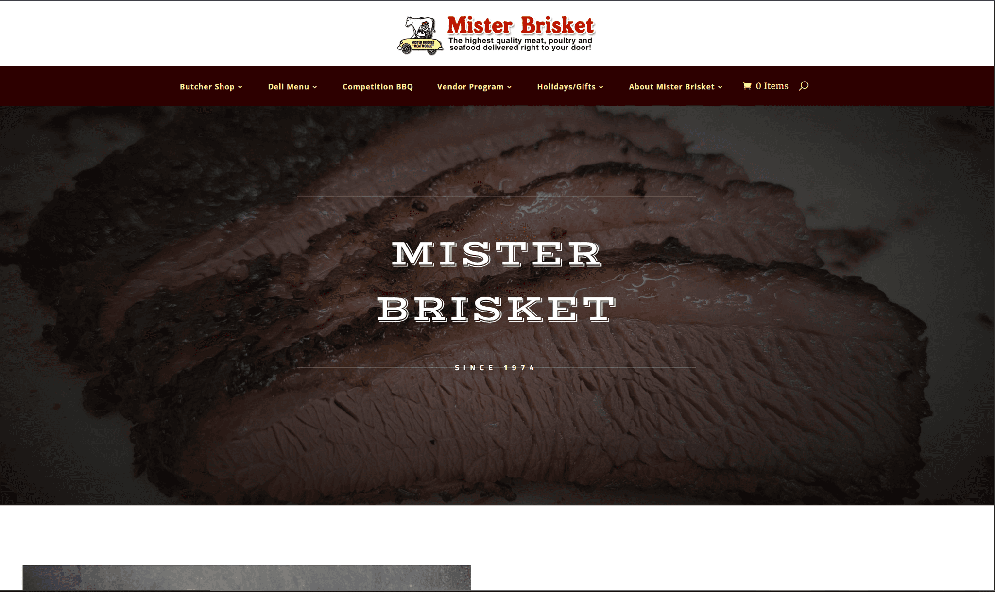 Mister Brisket E-commerce Platform
